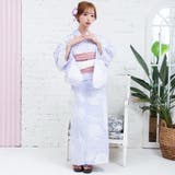 大ぶりの芍薬の花が柔らかな色合いに咲いた浴衣3点セット(YUKATA) | GRAXIA | 詳細画像6 