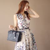 ベルト付き小花柄ノースリーブワンピース(キャバドレス CABARETDRESS) | GRAXIA | 詳細画像6 