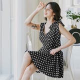ドット柄ノースリーブミニワンピース(キャバドレス・CABARETDRESS) | GRAXIA | 詳細画像7