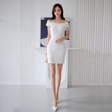 チュールカラーオフショルダーミニワンピース(キャバドレス CABARETDRES… | GRAXIA | 詳細画像4 