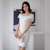 チュールカラーオフショルダーミニワンピース(キャバドレス CABARETDRES… | GRAXIA | 詳細画像5 