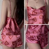 ハート柄セットアップルームウェア(セクシーランジェリー) | GRAXIA | 詳細画像5