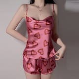 ハート柄セットアップルームウェア(セクシーランジェリー) | GRAXIA | 詳細画像7