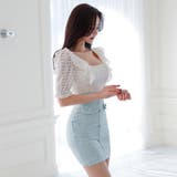 レース×ツイードドッキングミニワンピース(キャバドレス CABARETDRESS… | GRAXIA | 詳細画像2