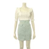 レース×ツイードドッキングミニワンピース(キャバドレス CABARETDRESS… | GRAXIA | 詳細画像12