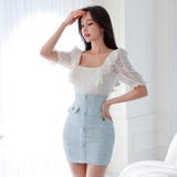 レース×ツイードドッキングミニワンピース(キャバドレス CABARETDRESS… | GRAXIA | 詳細画像7