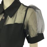 襟付きミディ丈シアーワンピース(キャバドレス・CABARETDRESS) | GRAXIA | 詳細画像18