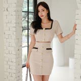 ウエストカットアウトパフスリーブミニワンピース(キャバドレス CABARETDR… | GRAXIA | 詳細画像6