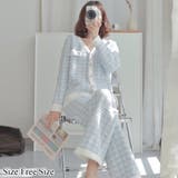千鳥柄がこなれ感のあるルームウェア(ROOMWEAR) | GRAXIA | 詳細画像1