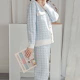 千鳥柄がこなれ感のあるルームウェア(ROOMWEAR) | GRAXIA | 詳細画像3
