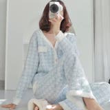 千鳥柄がこなれ感のあるルームウェア(ROOMWEAR) | GRAXIA | 詳細画像6