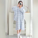 ざっくりカーデがレディライクなボーダーキャミワンピルームウェア(ROOMWEAR… | GRAXIA | 詳細画像3 