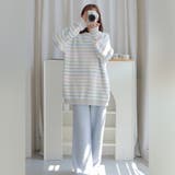 キャンディーカラープルオーバーセットアップルームウェア(ROOMWEAR) | GRAXIA | 詳細画像2 