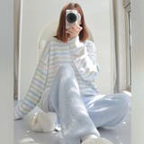 キャンディーカラープルオーバーセットアップルームウェア(ROOMWEAR) | GRAXIA | 詳細画像4 