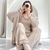 まるでカプチーノのようなクラシックな3点セットルームウェア(ROOMWEAR) | GRAXIA | 詳細画像6