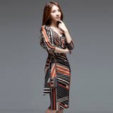 七分袖カシュクールストレッチワンピース(キャバドレス CABARETDRESS) | GRAXIA | 詳細画像4