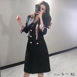 トリコロールカラーアクセントジャケットワンピース(キャバドレス CABARETD… | GRAXIA | 詳細画像1