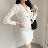 透かしニット長袖タイトミニワンピース(キャバドレス・CABARETDRESS) | GRAXIA | 詳細画像14 