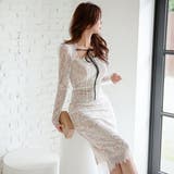 デコルテリボンペンシルラインレースワンピース(キャバドレス CABARETDRE… | GRAXIA | 詳細画像9