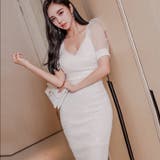 シャギーニットチュール半袖ワンピース(キャバドレス・CABARETDRESS) | GRAXIA | 詳細画像5