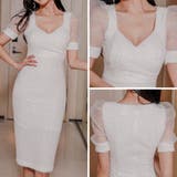 シャギーニットチュール半袖ワンピース(キャバドレス・CABARETDRESS) | GRAXIA | 詳細画像6