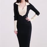 バイカラースキッパーニットワンピース(キャバドレス・CABARETDRESS) | GRAXIA | 詳細画像6