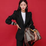 バイカラー袖リブテーラードジャケット&テーパードパンツセットアップ | GRAXIA | 詳細画像8