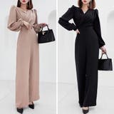 ギャザーカシュクールワイドオールインワン(キャバスーツ CABARETSUIT) | GRAXIA | 詳細画像2 