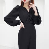 ギャザーカシュクールワイドオールインワン(キャバスーツ CABARETSUIT) | GRAXIA | 詳細画像5 