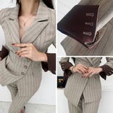 アシンメトリーピンストライプクラシカルセットアップ | GRAXIA | 詳細画像6