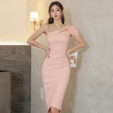 ウエストデザインカットワンショルダーワンピース | GRAXIA | 詳細画像2