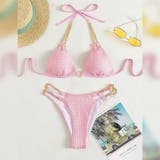 Wゴールドチェーン三角ビキニ2点セット(水着・ビーチウェア) | GRAXIA | 詳細画像7 