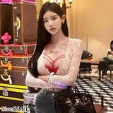 パールボタンレースショートカーディガン(TOPS) | GRAXIA | 詳細画像1 