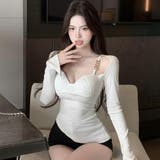 ゴールドチェーンポイントアシンメトリートップス(TOPS) | GRAXIA | 詳細画像10 