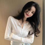 ソフトタッチヘンリーネック無地トップス(TOPS) | GRAXIA | 詳細画像17