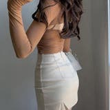 ロングスリーブトップス×フロントクロスキャミアンサンブルトップス(TOPS) | GRAXIA | 詳細画像11 