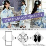 みずあさぎに金色トンボの浴衣3点セット(YUKATA) | GRAXIA | 詳細画像12