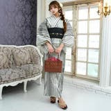 シンプルモダンな矢がすり文様の浴衣3点セット(YUKATA) | GRAXIA | 詳細画像2 