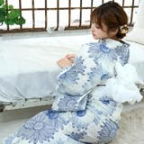 濃淡のある大柄デイジーが涼し気な浴衣3点セット(YUKATA) | GRAXIA | 詳細画像9 