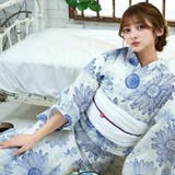 濃淡のある大柄デイジーが涼し気な浴衣3点セット(YUKATA) | GRAXIA | 詳細画像10 