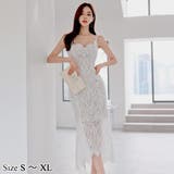 総レースWスリットキャミワンピース(キャバドレス・CABARETDRESS) | GRAXIA | 詳細画像1 