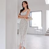 総レースWスリットキャミワンピース(キャバドレス・CABARETDRESS) | GRAXIA | 詳細画像3 