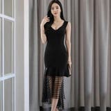 チュール切り替えアシメノースリワンピース(キャバドレス CABARETDRESS… | GRAXIA | 詳細画像2