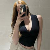 ウエスト切り替えカシュクールリブノースリトップス(TOPS) | GRAXIA | 詳細画像8