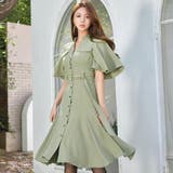 ボリュームフレアシャツワンピース(キャバドレス・CABARETDRESS) | GRAXIA | 詳細画像2 