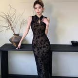 パット入りシースルーレースチャイナドレス風ワンピース(キャバドレス CABARE… | GRAXIA | 詳細画像5