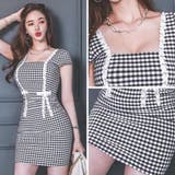 サイドギャザーギンガムチェックミニワンピース(キャバドレス CABARETDRE… | GRAXIA | 詳細画像8 