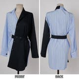 エッジの効いたアシメドッキングシャツワンピース | GRAXIA | 詳細画像9