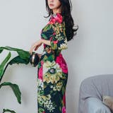 カシュクールフローラルプリントワンピース(キャバドレス CABARETDRESS… | GRAXIA | 詳細画像4