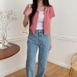 総柄リボンプリントライトウォッシュデニム(PANTS) | GRAXIA | 詳細画像2 